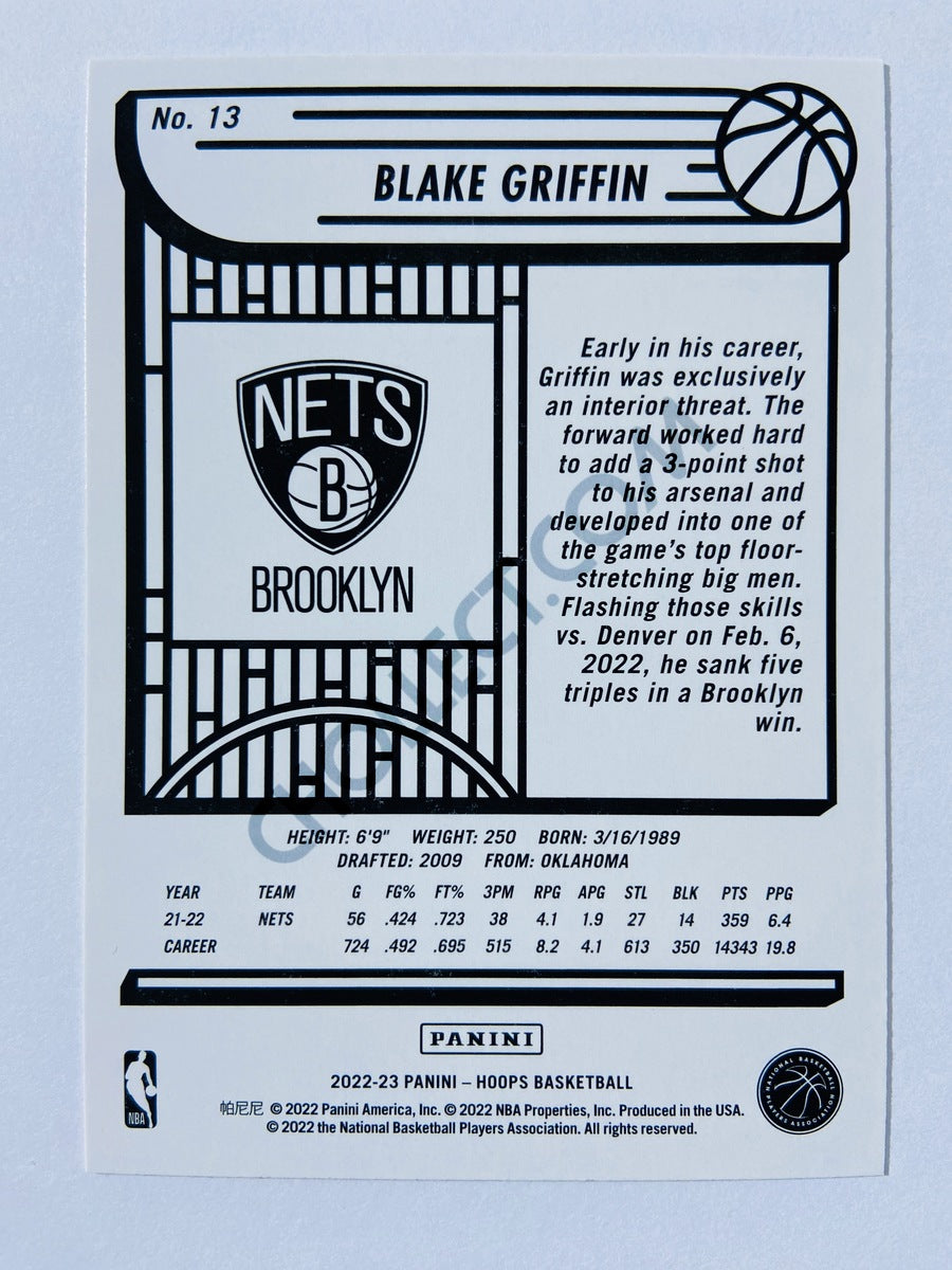 Blake Griffin - Brooklyn Nets 2022-23 Panini Hoops #13