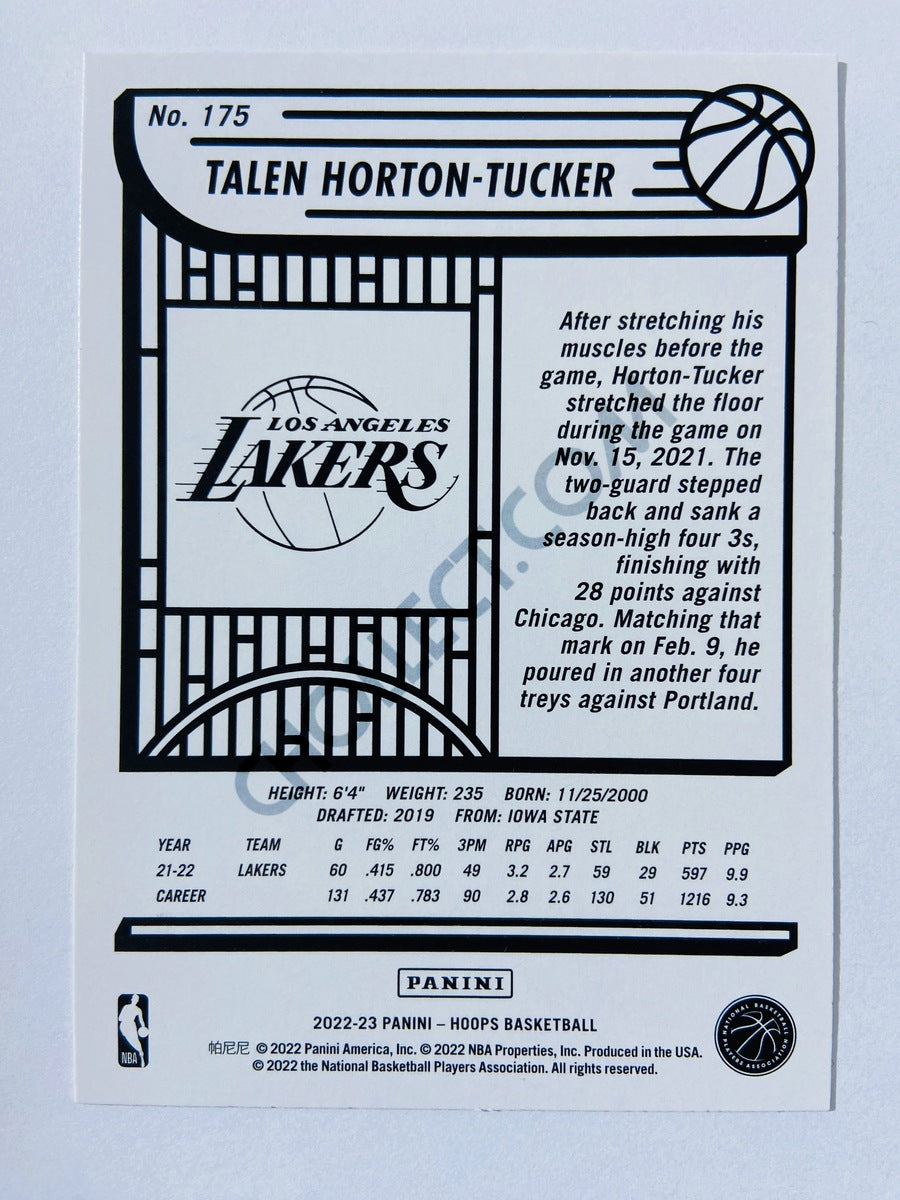 Talen Horton-Tucker - Utah Jazz 2022-23 Panini Hoops #175