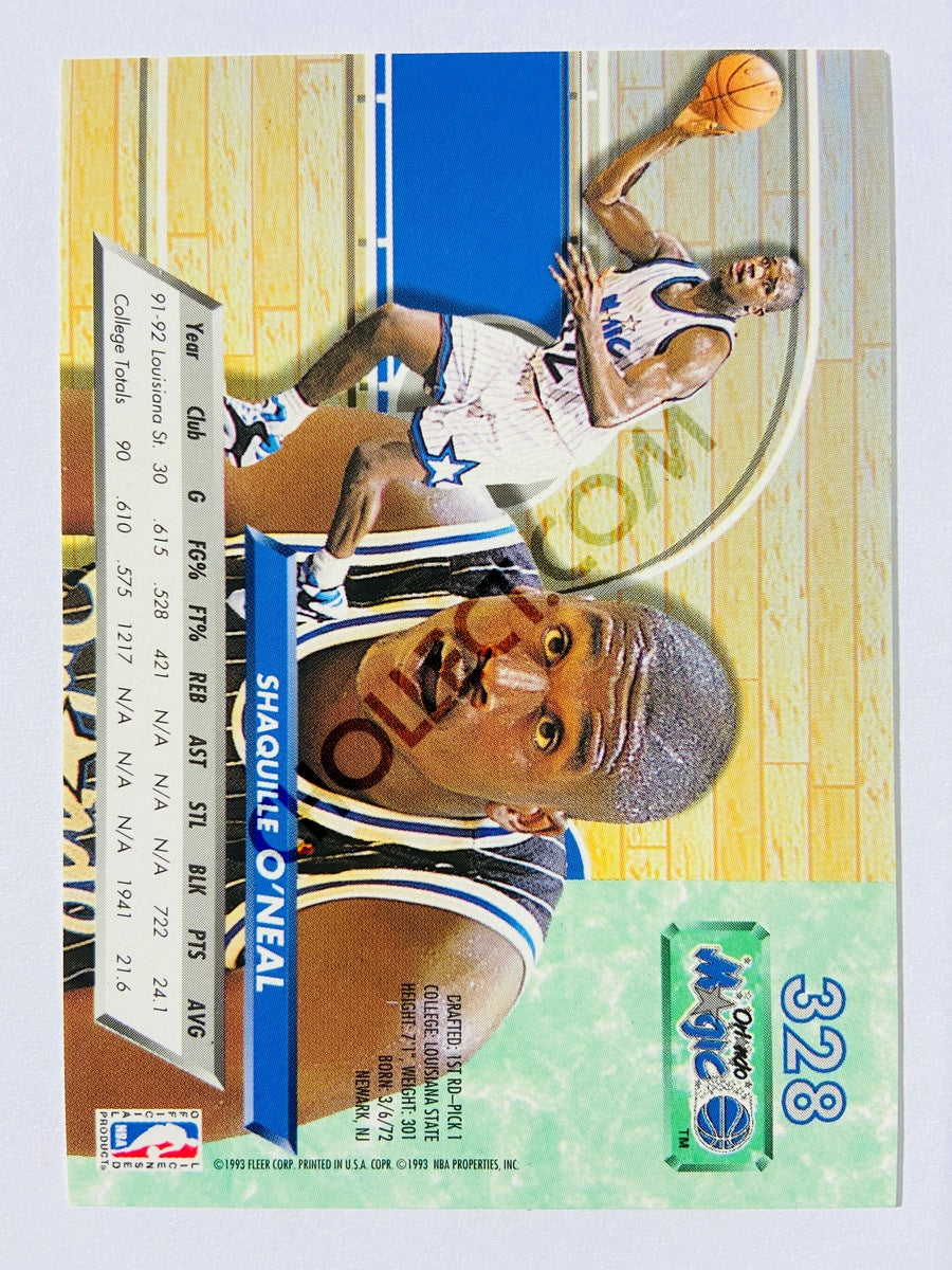 Shaquille O'Neal - Orlando Magic 1992 Fleer Ultra Rookie #328