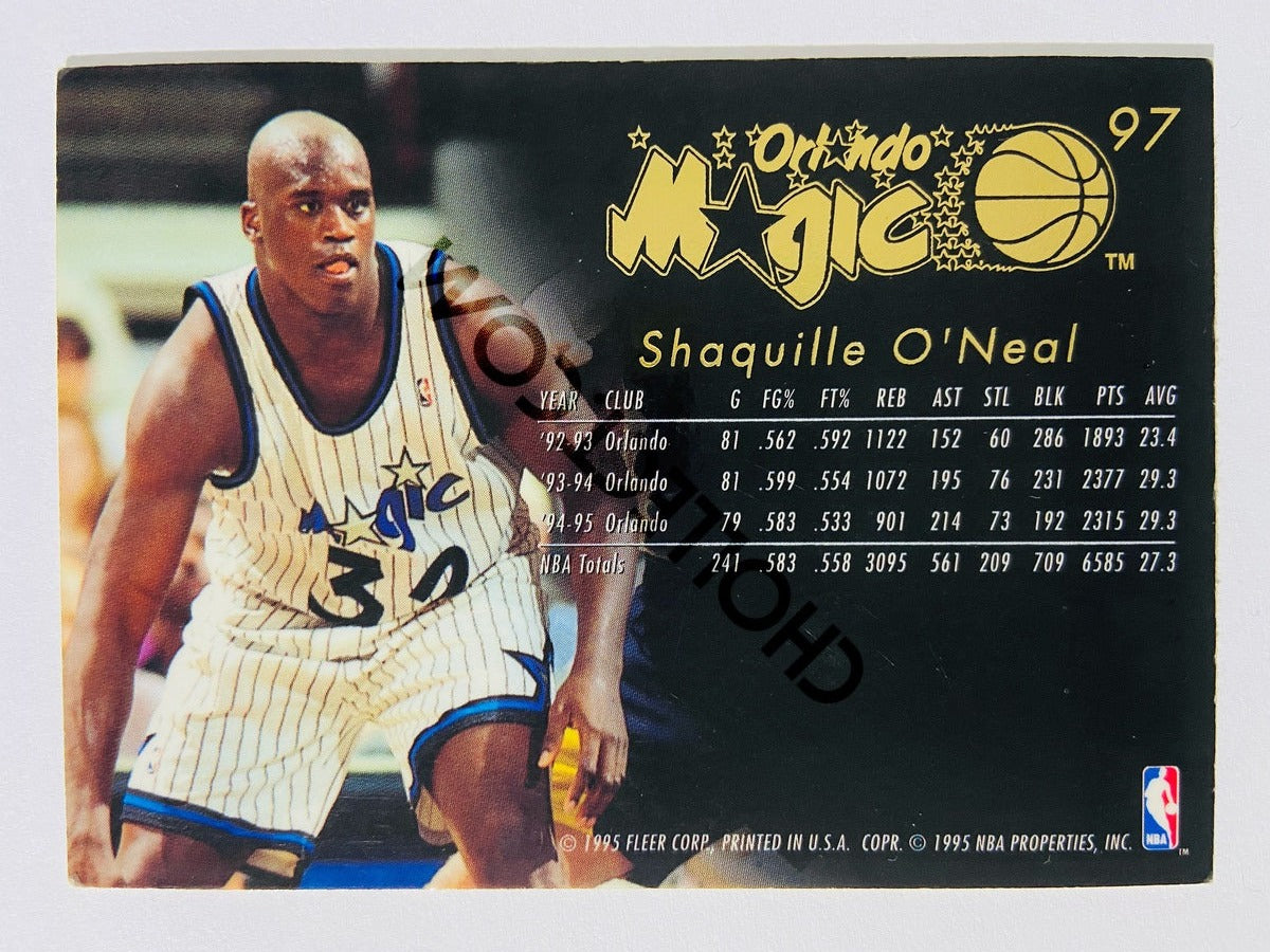 Shaquille O'Neal – Orlando Magic 1995 Fleer Flair #97