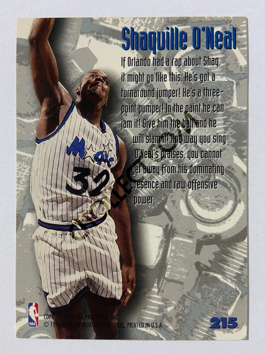 Shaquille O'Neal – Orlando Magic 1995-96 Fleer Metal Nuts & Bolts #215