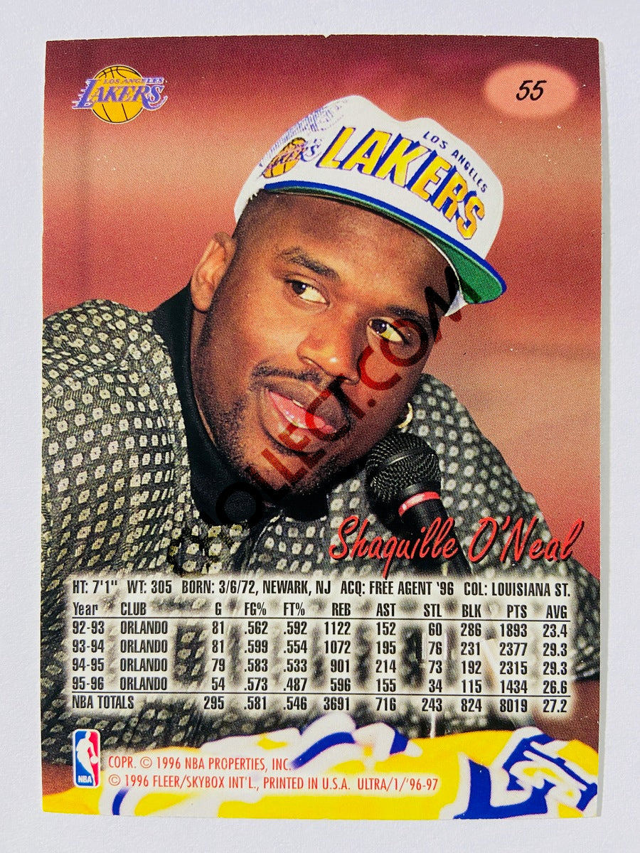 Shaquille O'Neal – Los Angeles Lakers 1996-97 Fleer Ultra #55
