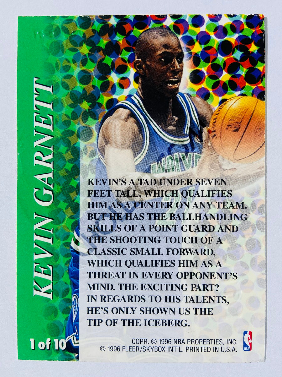 Kevin Garnett - Minnesota Timberwolves 1996 Fleer Franchise Future #1