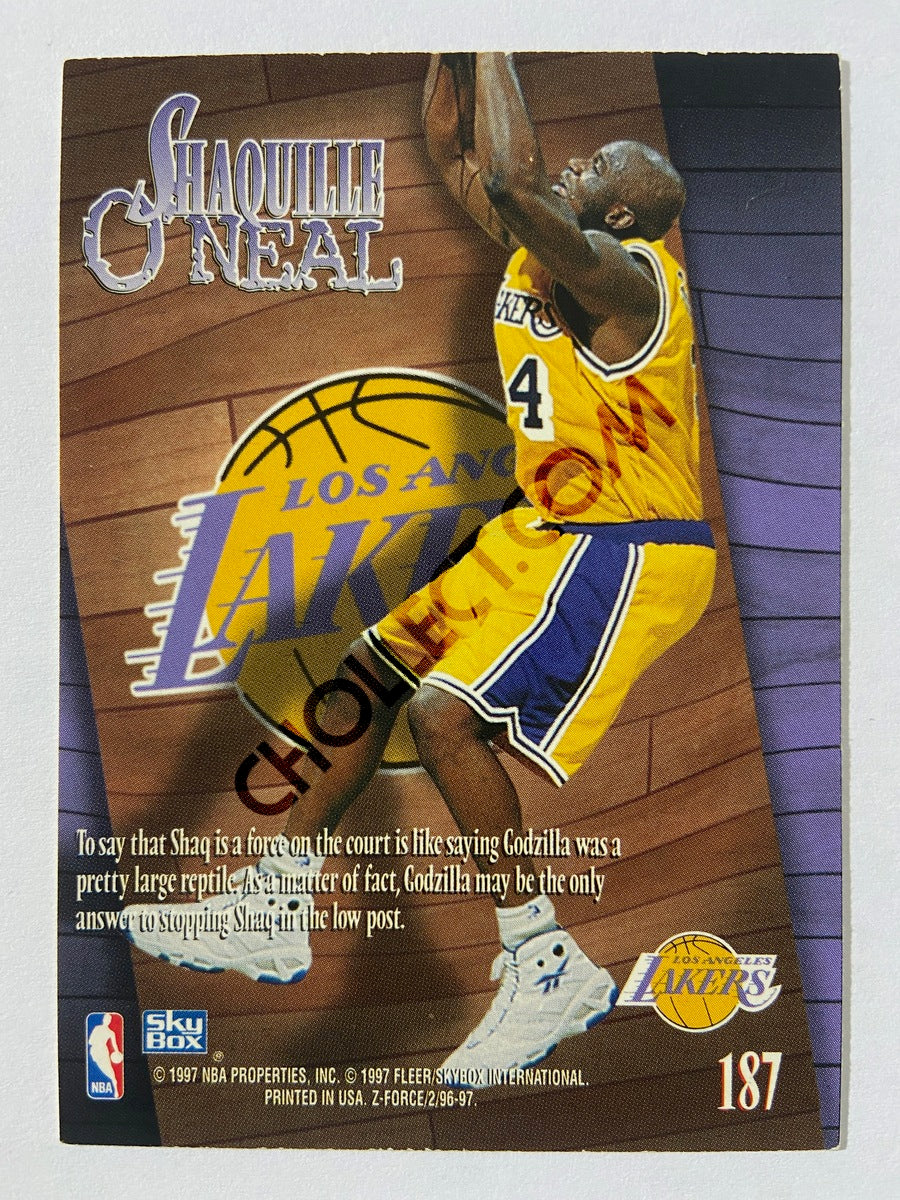 Shaquille O'Neal – Los Angeles Lakers 1996-97 Skybox Z-Force Zupermen #187