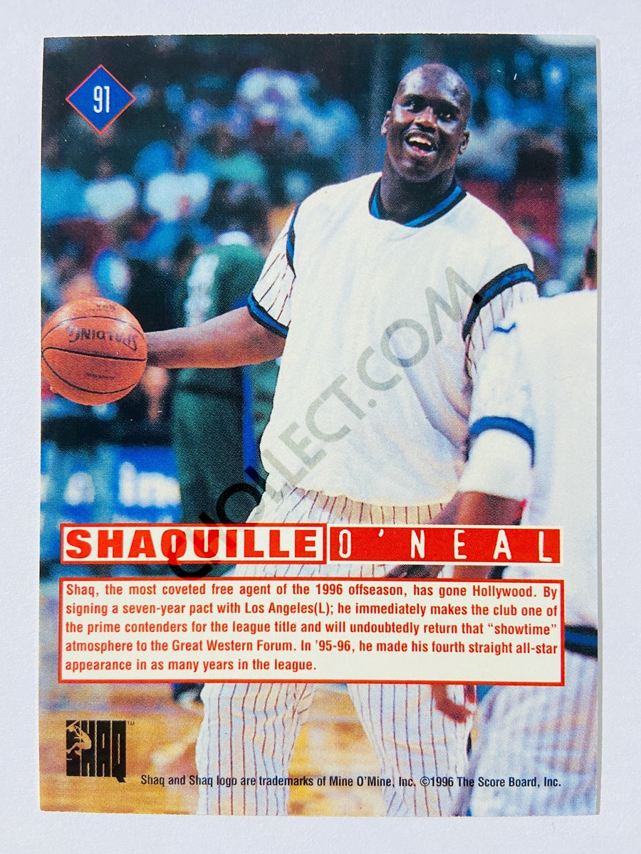 Shaquille O'Neal – Los Angeles Lakers 1996 The Score Board #91