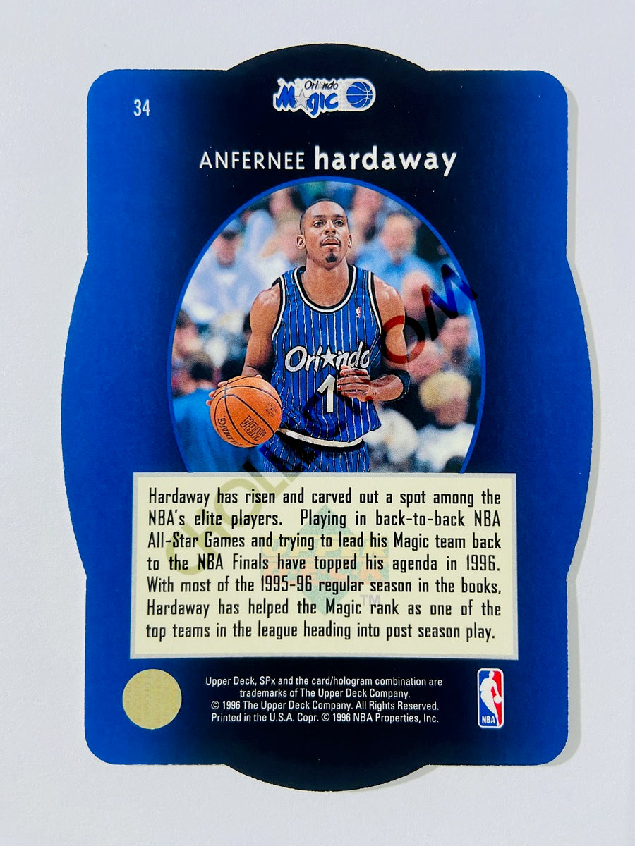 Anfernee Hardaway – Orlando Magic 1996 Upper Deck Spx #34