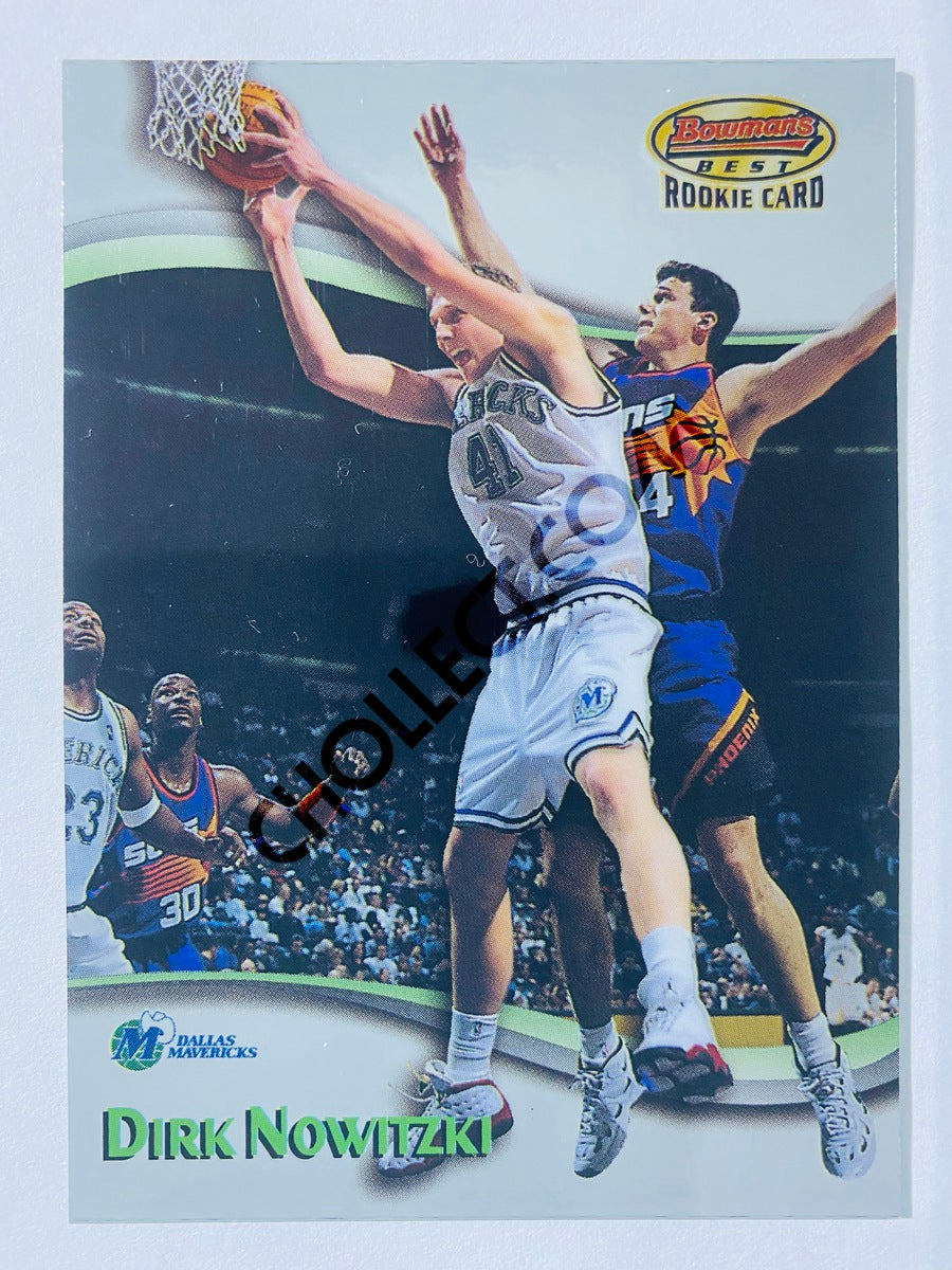 Dirk Nowitzki - Dallas Mavericks 1998 Topps Bowman's Best Rookie Card #109