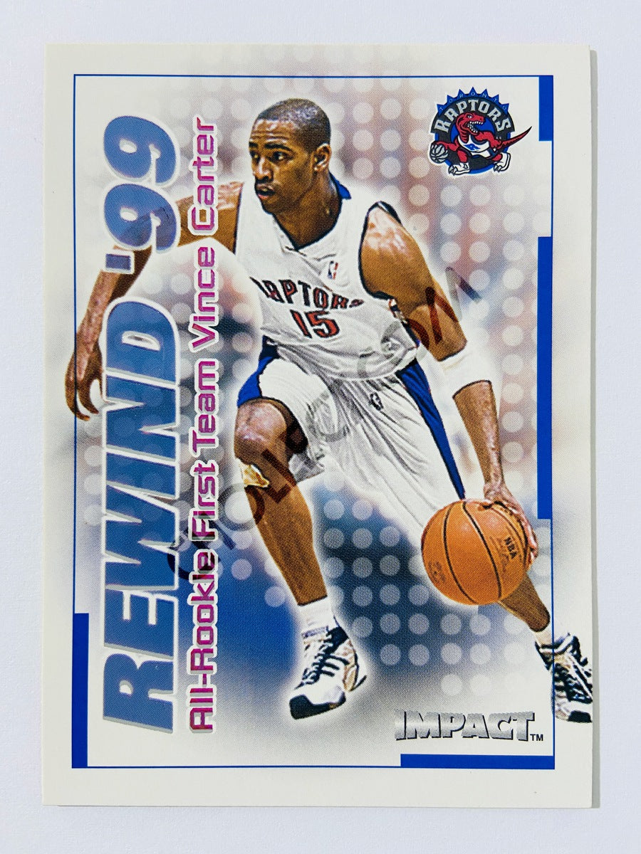 Vince Carter – Toronto Raptors 1999-00 Fleer/Skybox Impact Rewind '99 All Rookie First Team #30