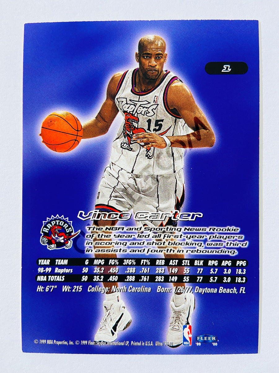 Vince Carter – Toronto Raptors 1999-00 Fleer Ultra #1
