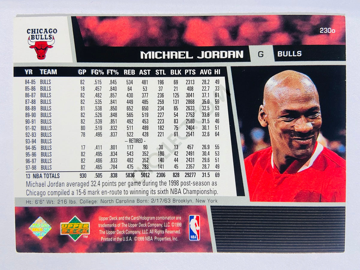 Michael Jordan - Chicago Bulls 1999 Upper Deck #230O