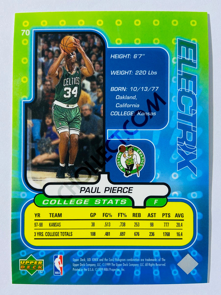 Paul Pierce - Boston Celtics 1999 Upper Deck Ionix Electrix Rookie Card #70