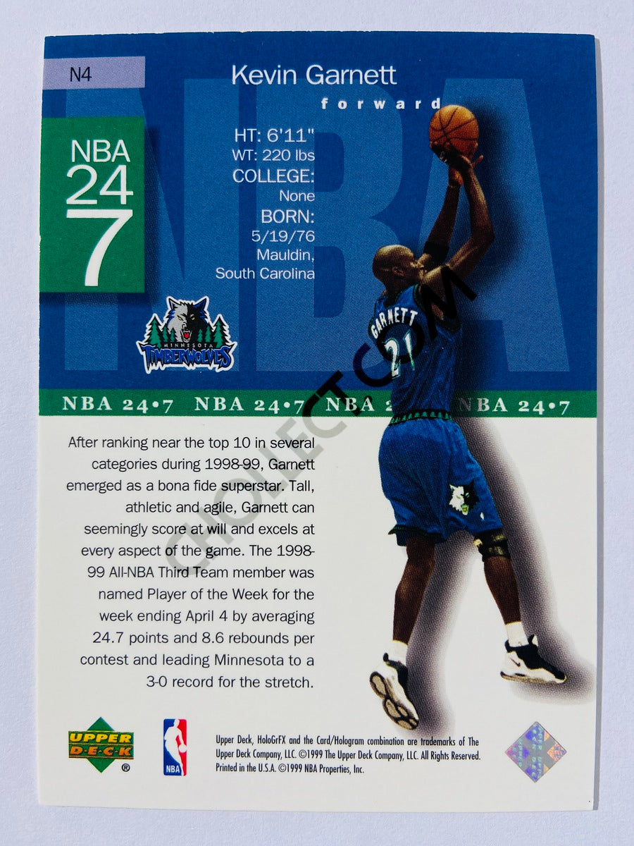 Kevin Garnett - Minnesota Timberwolves 1999 Upper Deck HoloGrFX #N4