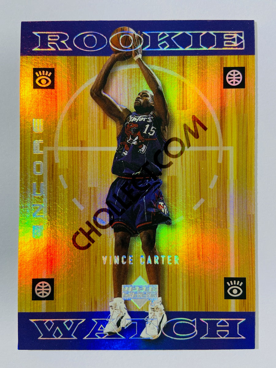 Vince Carter – Toronto Raptors 1999 Upper Deck Rookie Watch Encore #118