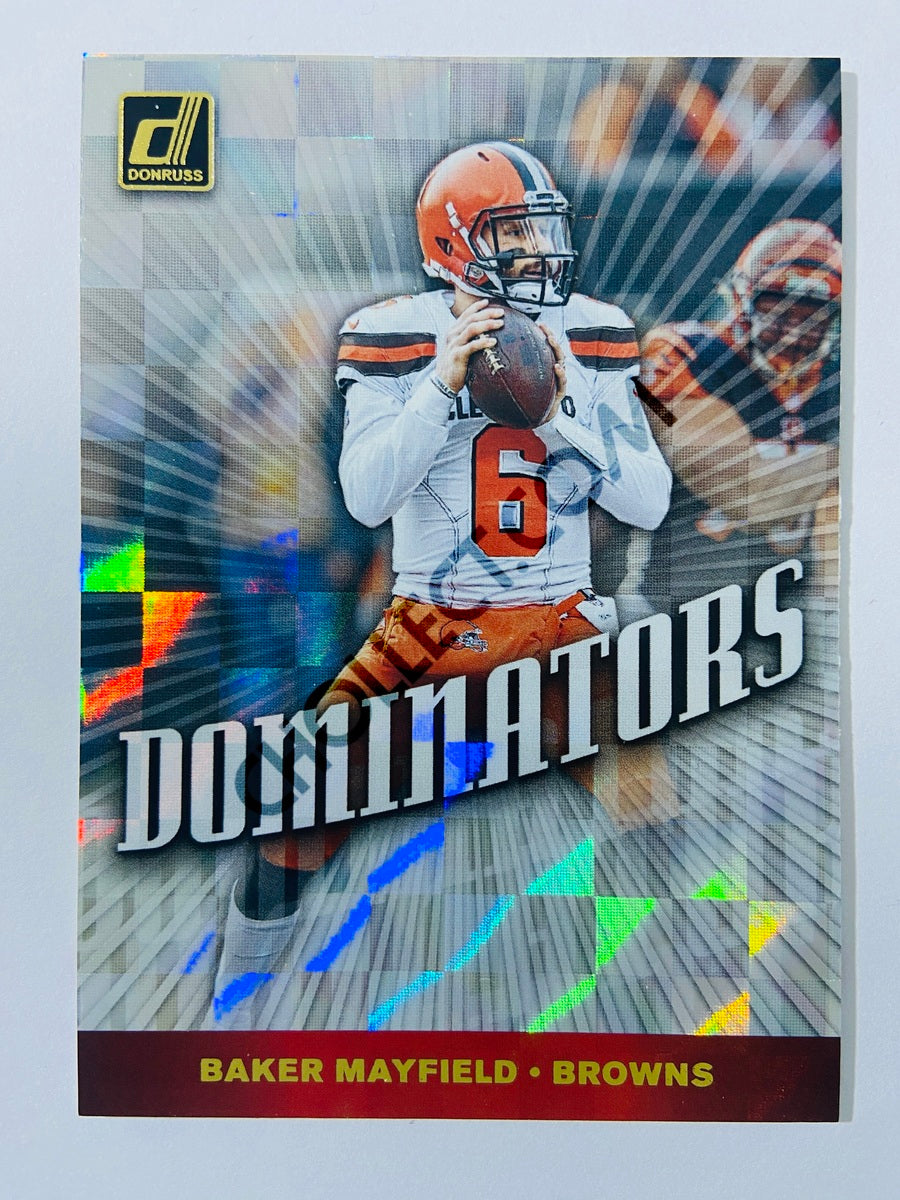 Baker Mayfield – Cleveland Browns 2019-20 Panini Donruss Dominators Insert #7