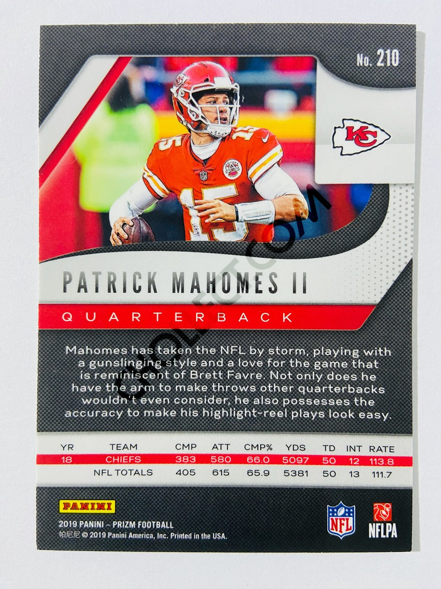 Patrick Mahomes II - Kansas City Chiefs 2019 Panini Prizm #210