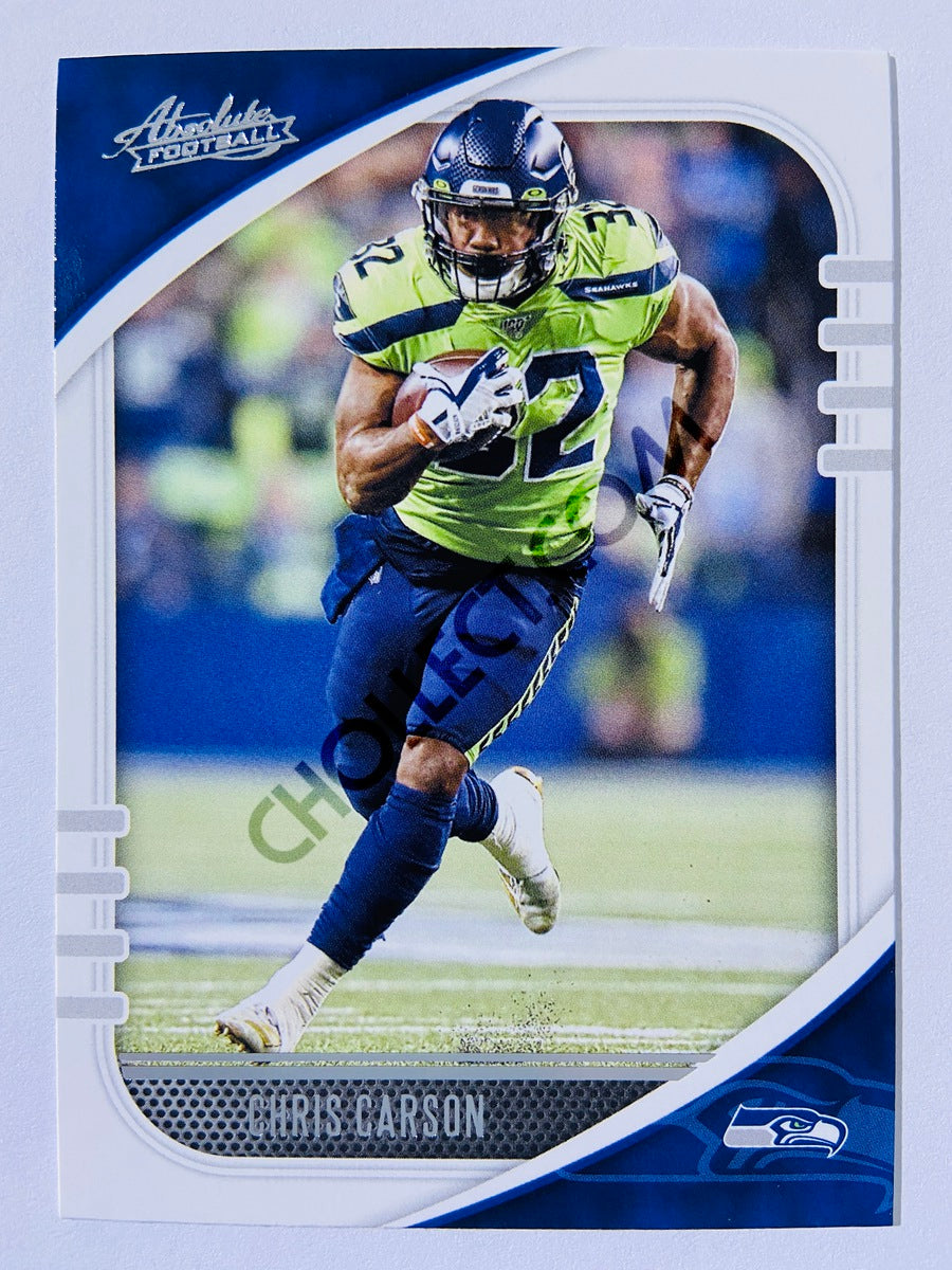 Chris Carson - Seattle Seahawks 2020-21 Panini Absolute Football #82