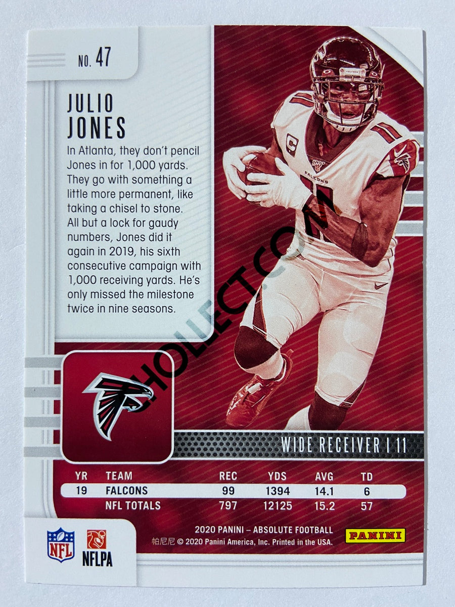 Julio Jones - Atlanta Falcons 2020-21 Panini Absolute Football Green Parallel #47