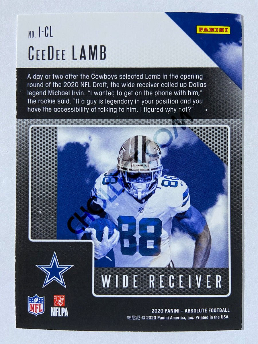 CeeDee Lamb - Dallas Cowboys 2020-21 Panini Absolute Football Introductions Rookie #6