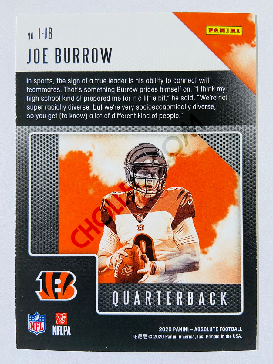Joe Burrow - Cincinnati Bengals 2020-21 Panini Absolute Football Introductions Rookie #1