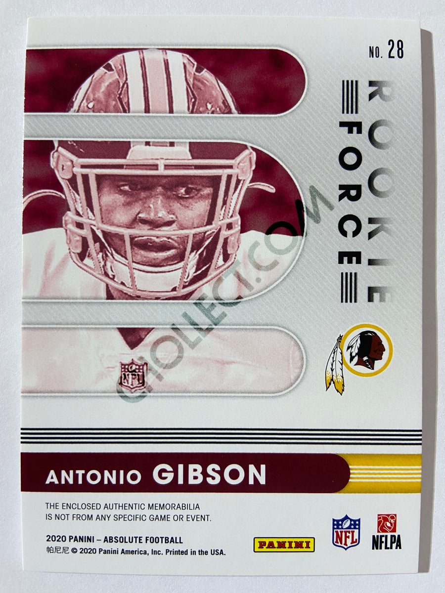Antonio Gibson - Washington Redskins 2020-21 Panini Absolute Football Rookie Force #28