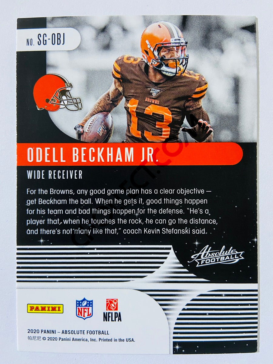 Odell Beckham Jr. - Cleveland Browns 2020-21 Panini Absolute Football Star Gazing #13