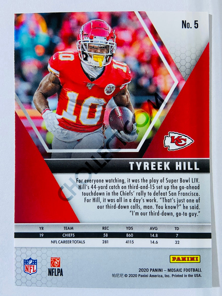 Tyreek Hill - Kansas City Chiefs 2020-21 Panini Mosaic #5