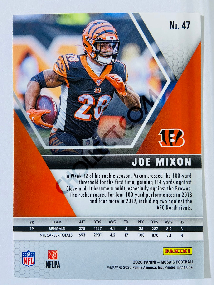Joe Mixon - Cincinnati Bengals 2020-21 Panini Mosaic #47