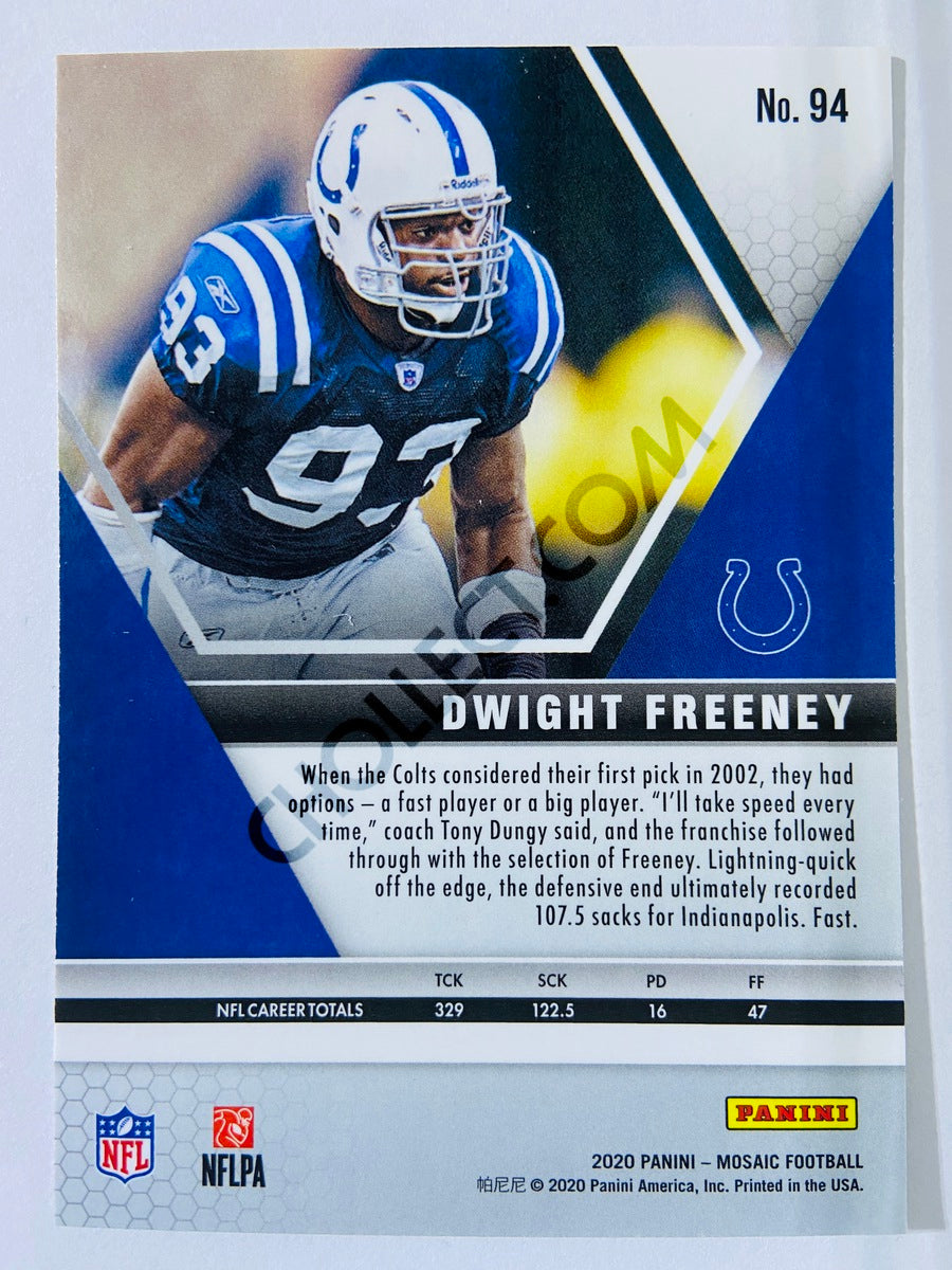 Dwight Freeney - Indianapolis Colts 2020-21 Panini Mosaic #94