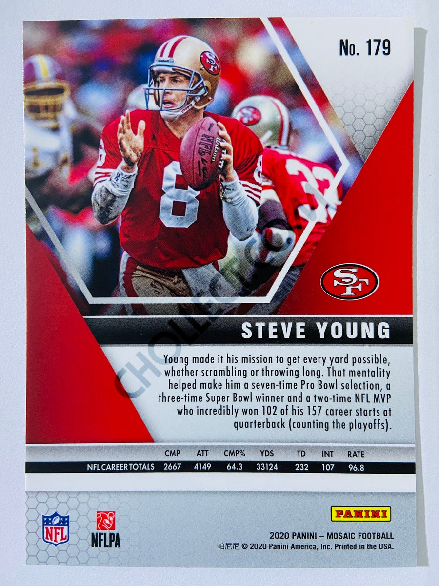 Steve Young - San Francisco 49ers 2020-21 Panini Mosaic #179