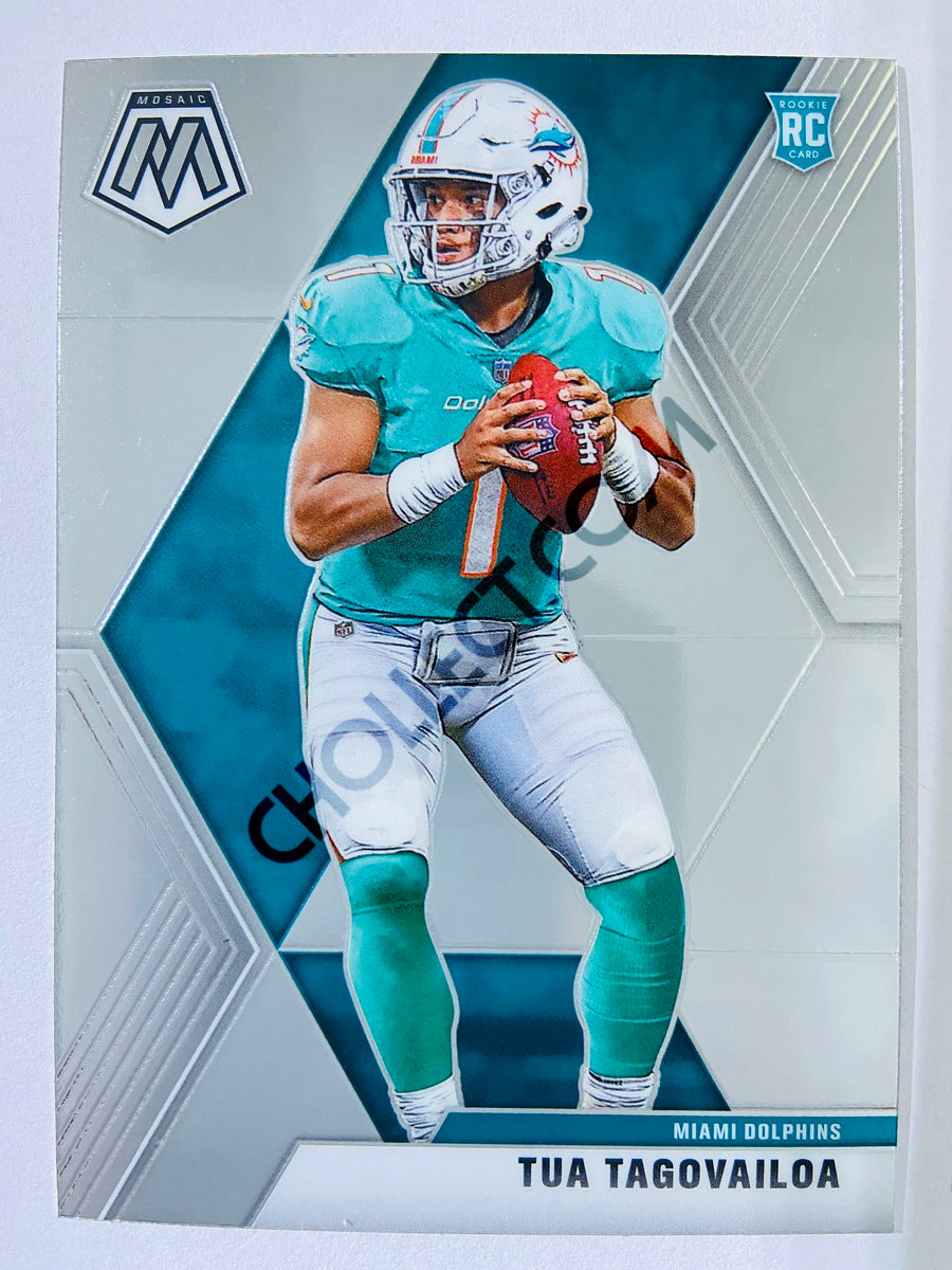 2020 Panini Mosaic #203 Tua Tagovailoa RC Rookie Miami Dolphins NFL  Football Trading Card