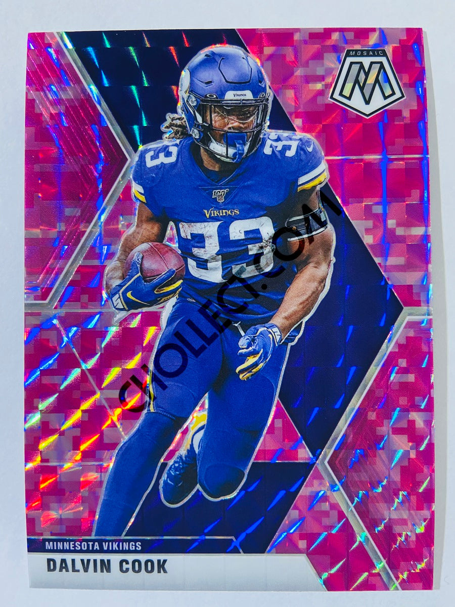 Dalvin Cook - Minnesota Vikings 2020-21 Panini Mosaic Pink Camo Parallel #130