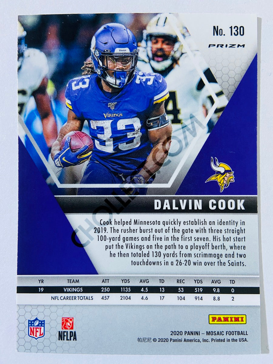 Dalvin Cook - Minnesota Vikings 2020-21 Panini Mosaic Pink Camo Parallel #130