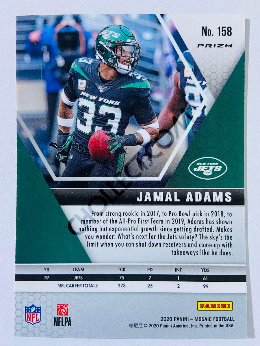 Jamal Adams - New York Jets 2020-21 Panini Mosaic Pink Camo Parallel #158
