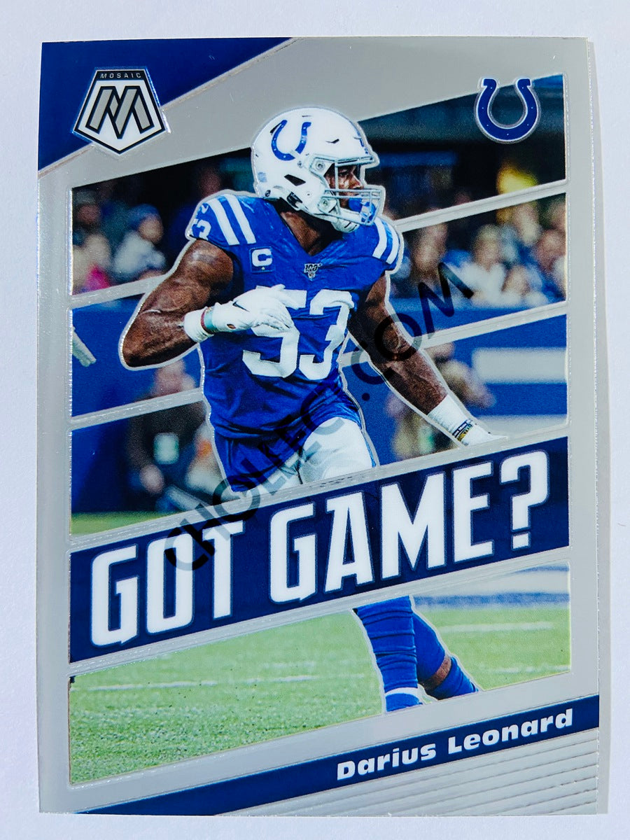 Darius Leonard - Indianapolis Colts 2020-21 Panini Mosaic Got Game? #17