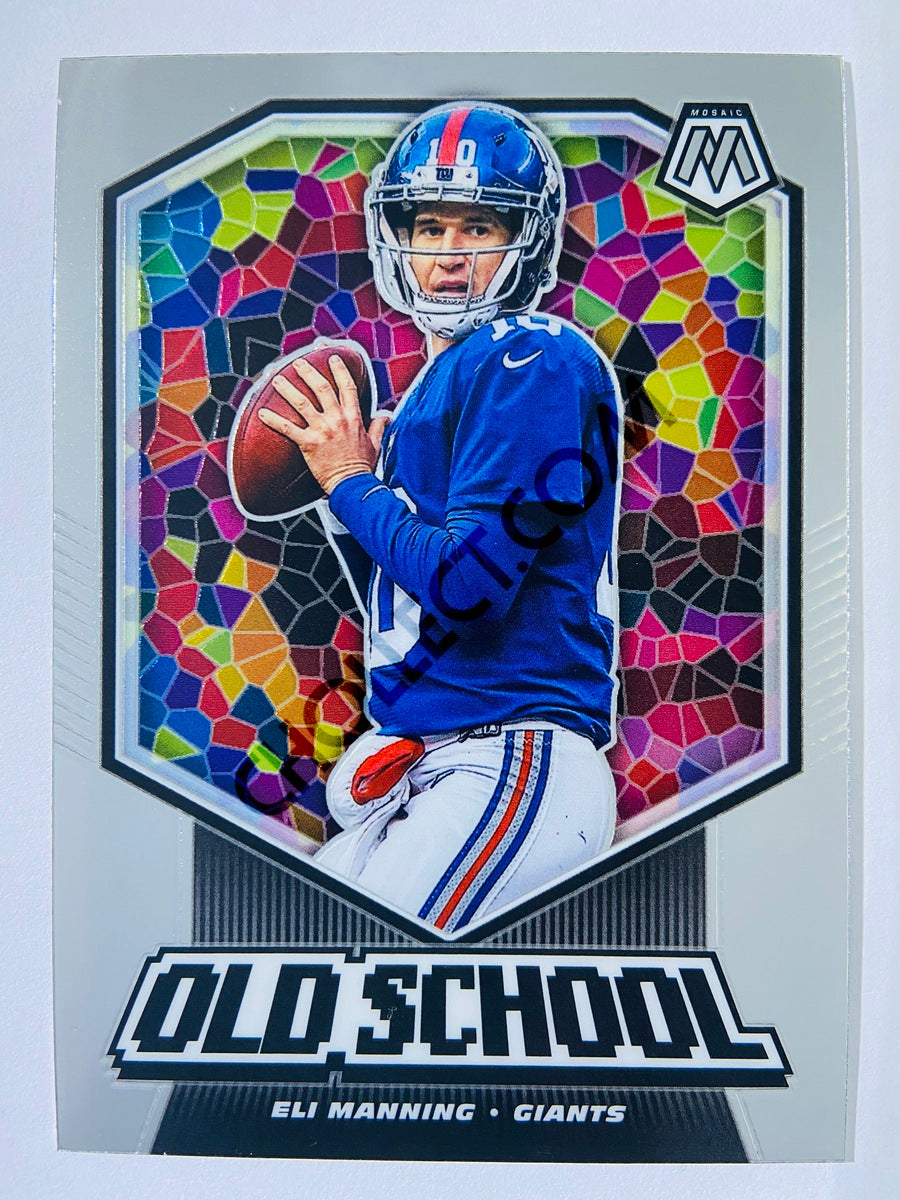 Eli Manning - New York Giants 2020-21 Panini Mosaic Old School #10