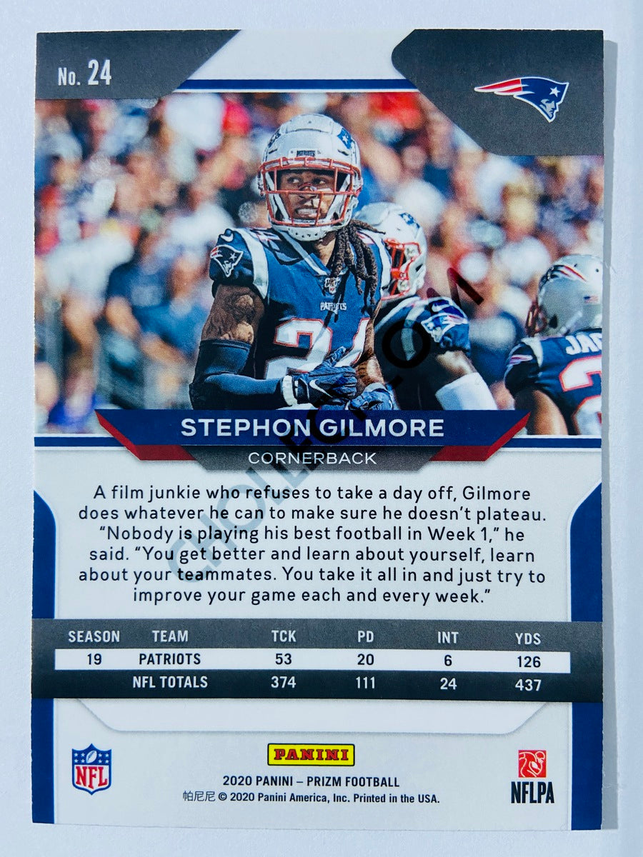 Stephon Gilmore - New England Patriots 2020-21 Panini Prizm Football #24