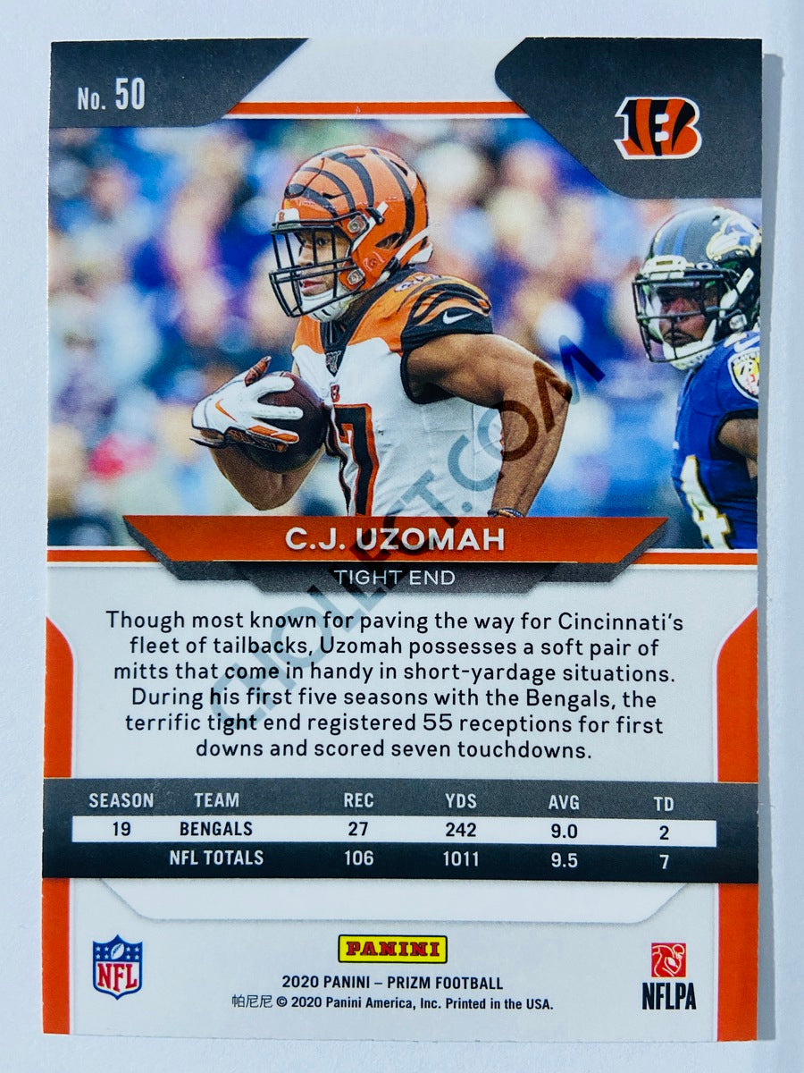 C.J. Uzomah - Cincinnati Bengals 2020-21 Panini Prizm Football #50