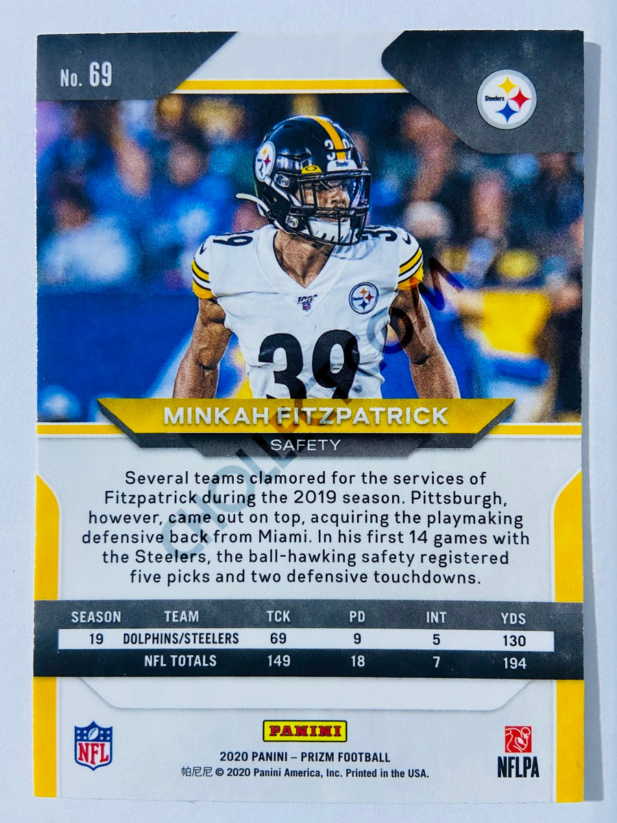 Minkah Fitzpatrick - Pittsburgh Steelers 2020-21 Panini Prizm Football #69