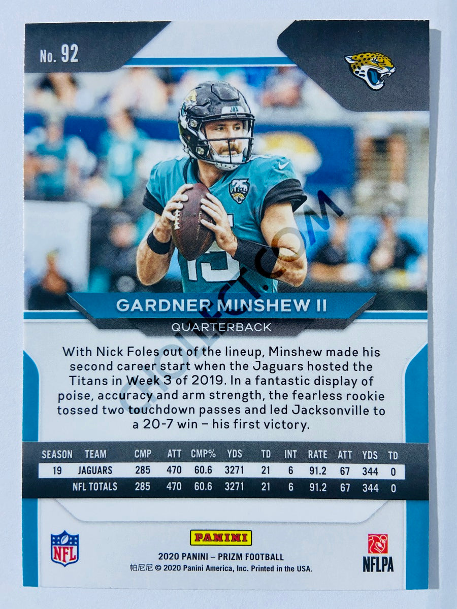Gardner Minshew II - Jacksonville Jaguars 2020-21 Panini Prizm Football #92