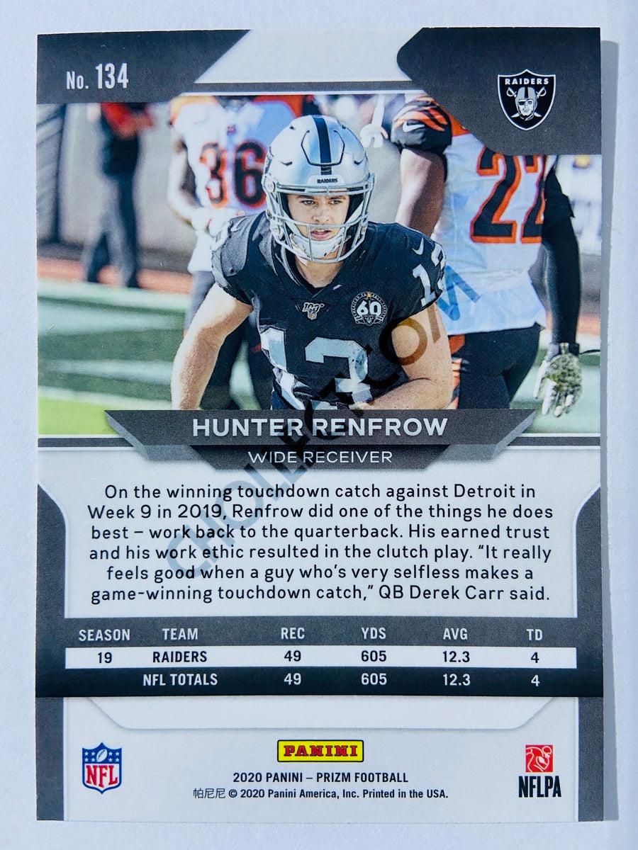 Hunter Renfrow - Las Vegas Raiders 2020-21 Panini Prizm Football #134