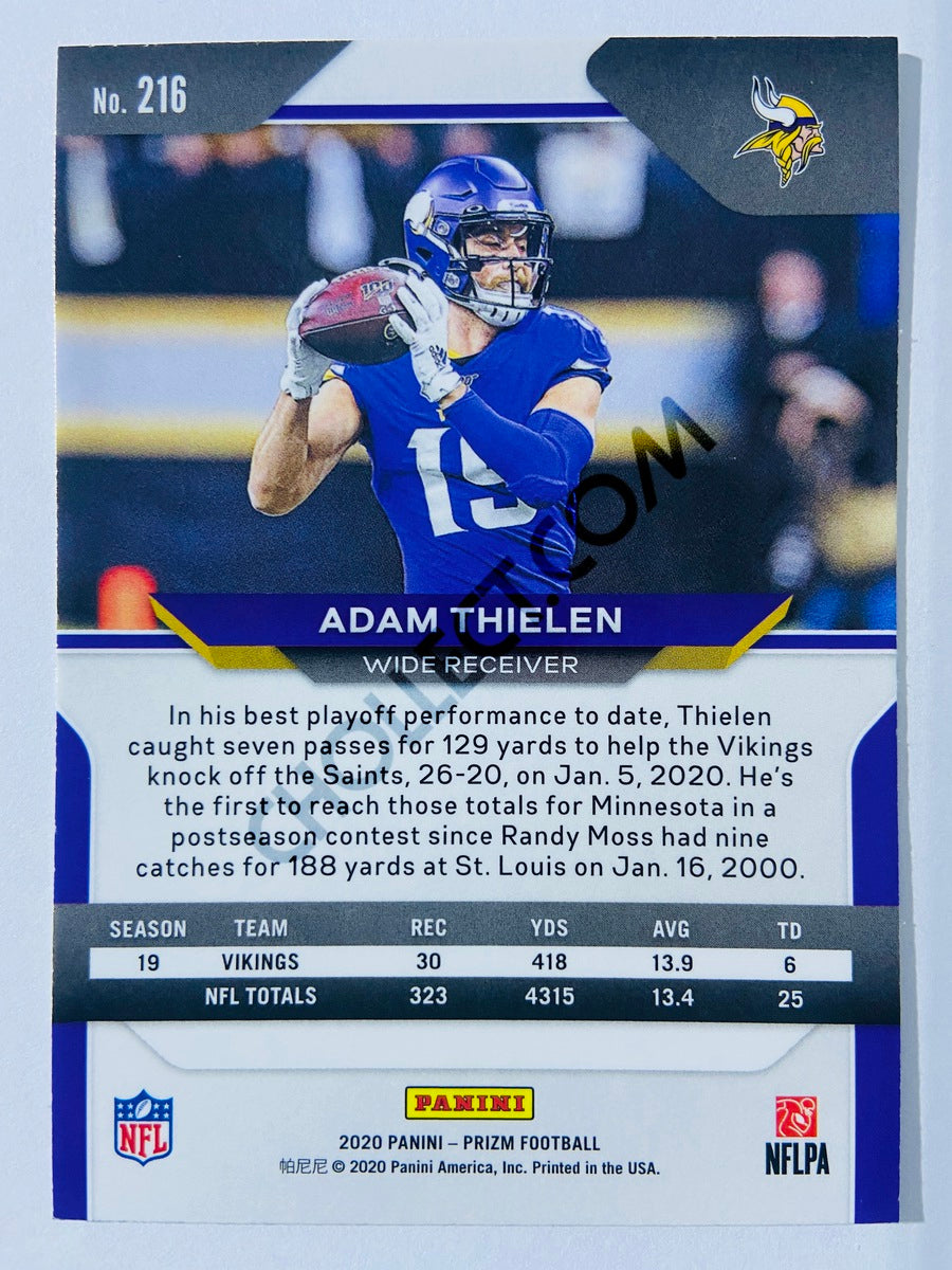 Adam Thielen - Minnesota Vikings 2020-21 Panini Prizm Football #216