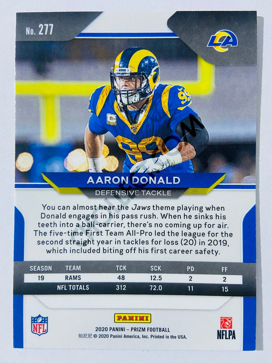 Aaron Donald - Los Angeles Rams 2020-21 Panini Prizm Football #277