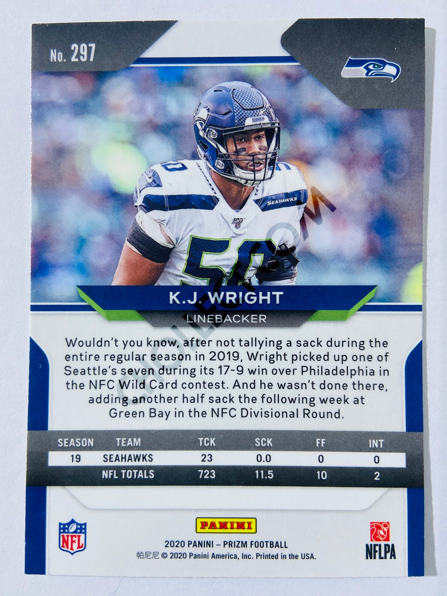 K.J. Wright - Seattle Seahawks 2020-21 Panini Prizm Football #297