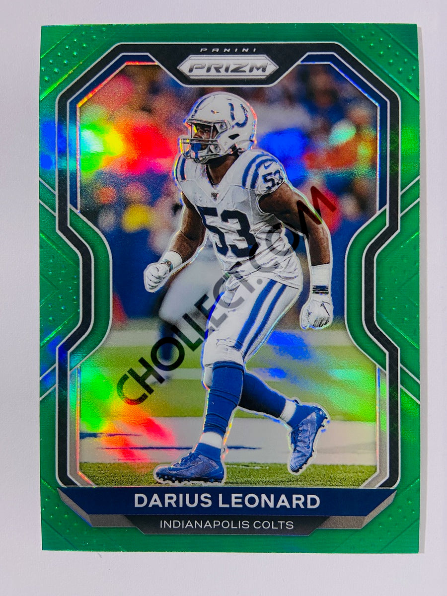 Darius Leonard - Indianapolis Colts 2020 Panini Prizm Green Parallel #89