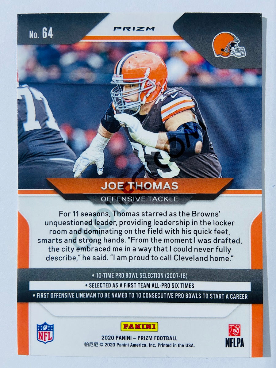 Joe Thomas - Cleveland Browns 2020-21 Panini Prizm Football Red/White/Blue Parallel #64
