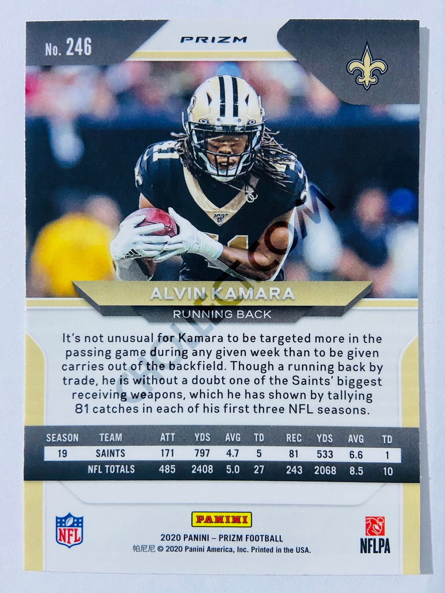Alvin Kamara - New Orleans Saints 2020-21 Panini Prizm Football Red/White/Blue Parallel #246