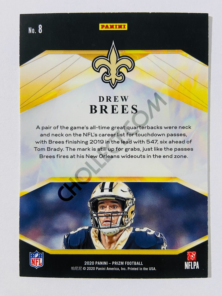 Drew Brees - New Orleans Saints 2020 Panini Prizm Brilliance Insert #8