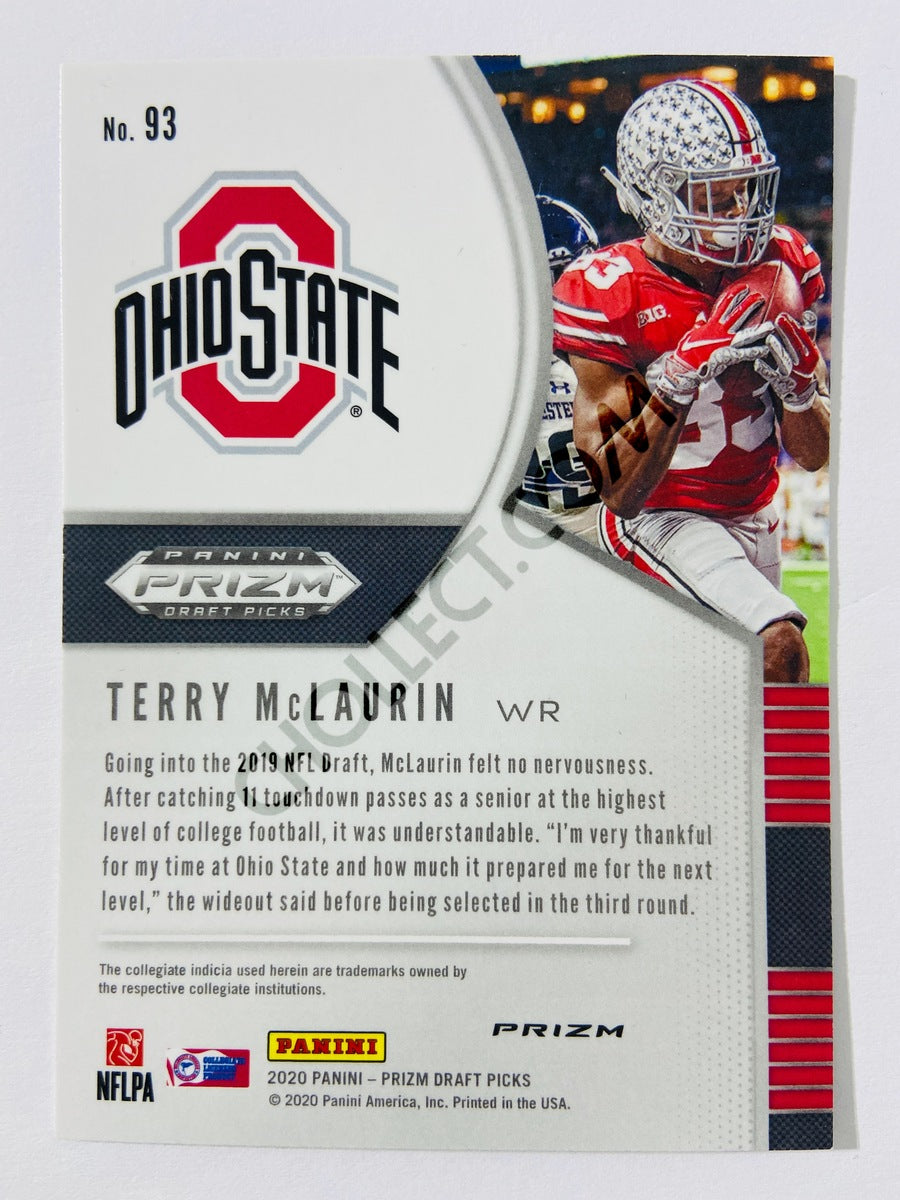 Terry McLaurin - Ohio State 2020 Panini Prizm Draft Picks Pink Pulsar #93