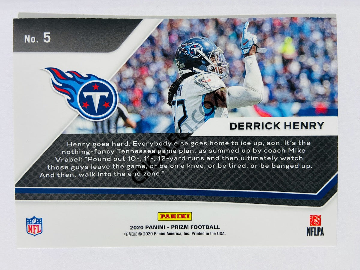Derrick Henry - Tennessee Titans 2020 Panini Prizm Go Hard or Go Home Insert #5