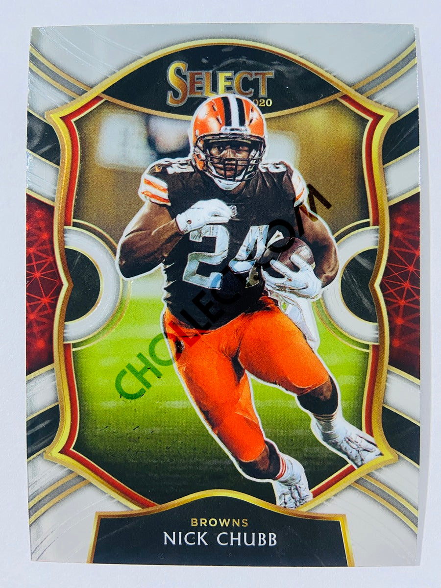 Nick Chubb - Cleveland Browns 2020 Panini Select Concourse Level #26 –